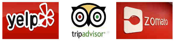 Social Review Sites Yelp,Trip Advisor & Pinterest